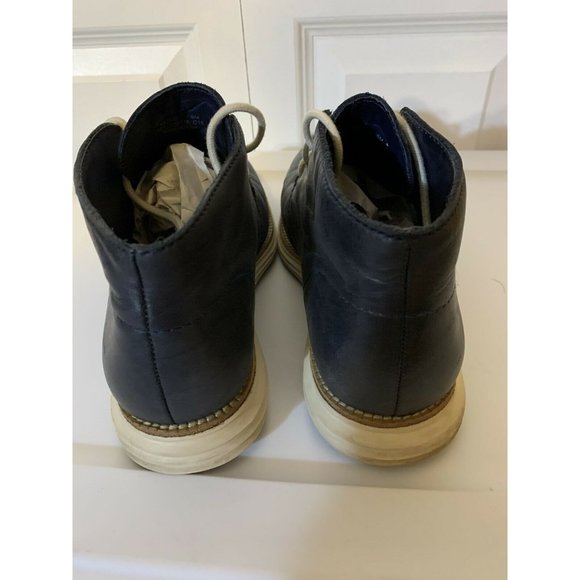 Cole Haan Grand OS Men’s Sz‎ 8M Blue Leather Ankle Boot - Picture 10 of 10